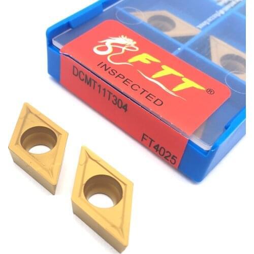 DCMT11T304 DCMT11T308 FT4025 Carbide Inserts Turning Tools Lathe Machining Tools for steel processing