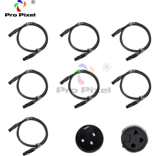 V-Show 10 pack 6.5 Feet/2Meters DMX stage light Cables for dj light