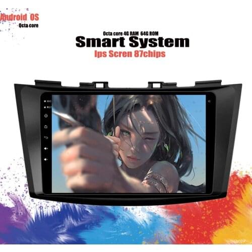 Octa core Android 10.0 Car DVD 6+128G video multimedia player for Suzuki swift 2011 2012 2013 2014 2015 2016 gps Head Unit radio