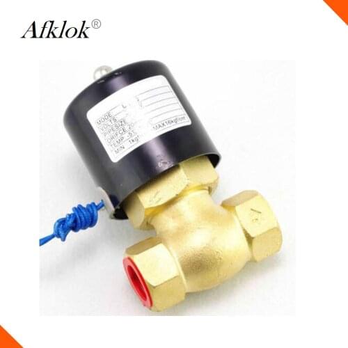 High Temperature 1/2 inch Solenoid Valve 24V Pilot Operating For Steam 180 degree