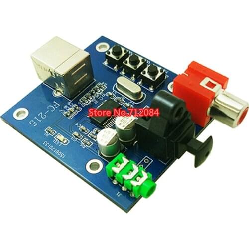 PCM2704 USB sound card DAC decoder module USB Input Coaxial Optical fever HIFI sound decoder