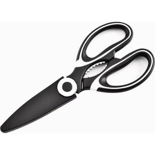 1PC Kitchen Scissors Stainless Steel Food Shears for Meat Vegetables Herb Chicken Scissors Multifunctional Kitchen Tool