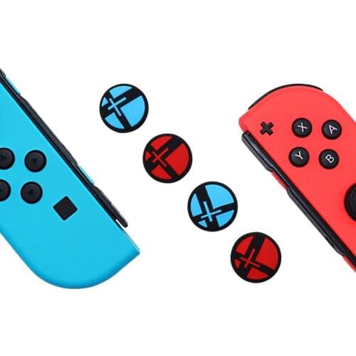 2pcs Silicone Thumb Stick Grip Caps Joystick Cover Case For Nintendo Switch / Lite JOYCON Console Controller Gamepad Accessories