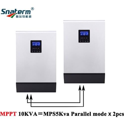 8000W/10KVA Solar off grid Inverter 80A MPPT 10KVA Off Grid Inverter 48V 230V Pure Sine Wave Hybrid Inverter 60A Battery Charger