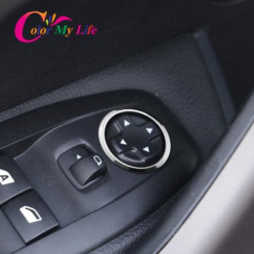 Car RearView Mirror Adjustment Button Switch Knob Trim for Peugeot 2008 3008 408 508 301 308 Citroen C4L C-QUATRE C5 Accessories