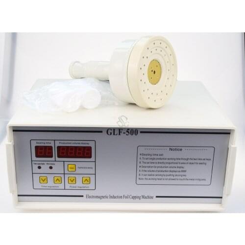 Free Shipping GLF-500 bottle induction sealing machine portable manual induction sealing Machine for Aluminum foil sealing