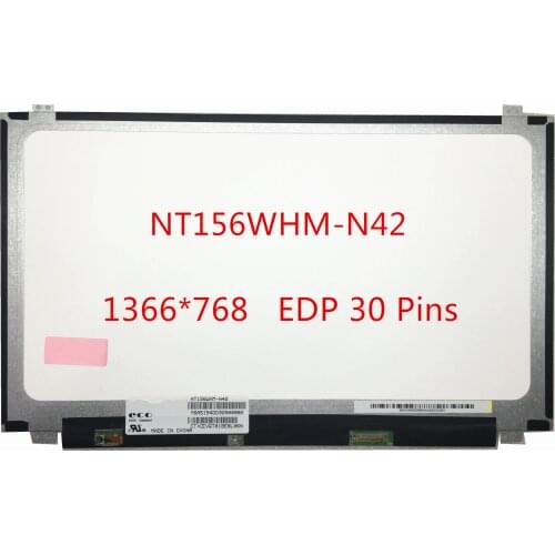 Free Shipping NT156WHM-N42 NT156WHM N42 N22 N21 NT156WHM N12 N156BGE-EA1 EA2 N156BGE-EB1 LP156WHU TPD1 B156XTN03.5 EDP 30 Pins