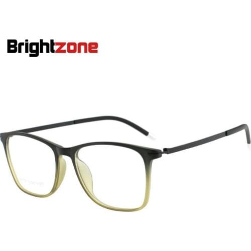 Brightzone Comfortable TR-90 Frame + Metal Arms Myopia Prescription Rx-able Optical Glasses Frame Can Make Progressive Lenses