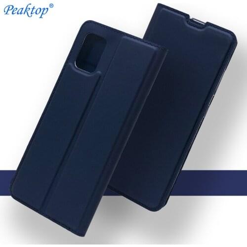 A71 Case Peaktop Wallet Coque For Samsung Galaxy A51 A71 A81 A91 5G Case Flip PU Leather Cover For Samsung A21S A31 A41 M31 Case