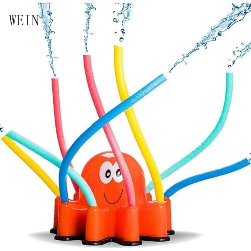 Kids Sprinkler Toy Little Octopus Water Spray Toy Splash Flower Yard Water Sprinkler Lawn Sprinkler Parent-child leisure time