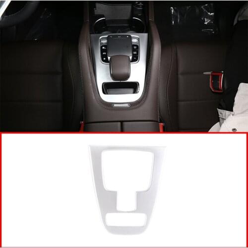 For Mercedes Benz GLE GLS Class W167 X167 2020 ABS Chrome/Carbon Fiber Interior Central Gear Shift Panel Trim Car Accessories