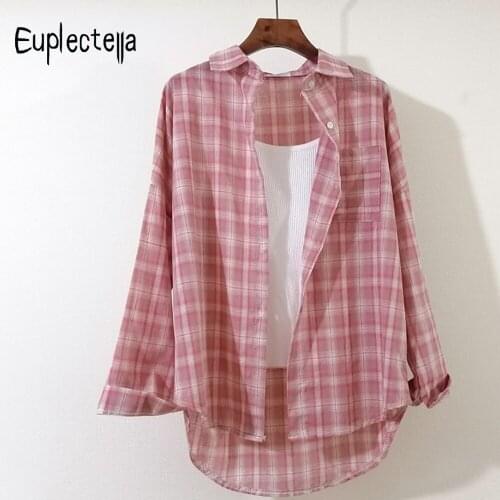 Euplectella Women's Plaid Shirts