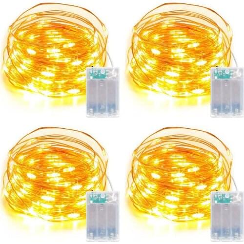 2m 5m 10m Copper Wire LED Cabinet light Bedroom Bookcase Decoration flexible String lamp Christmas Wedding Party Indoor Lighting
