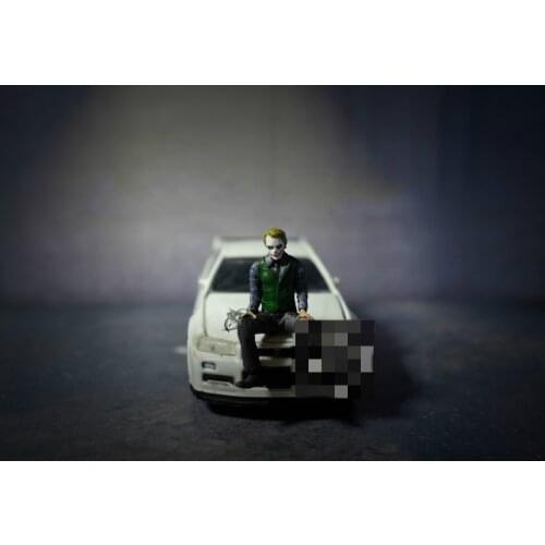 1/64 Scale Resin Die-casting Classic Movie Character Clown Character Model Scene Layout Collection Decoration Commemorative Toy