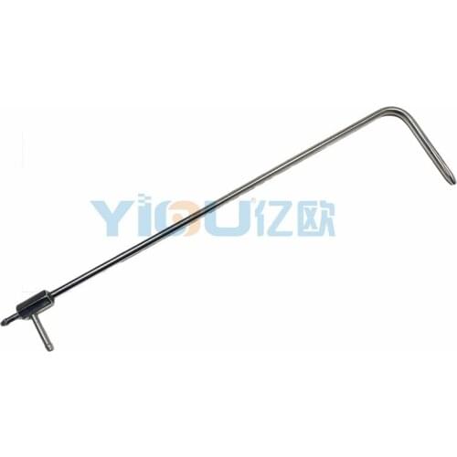 L-shaped pitot tube length 350mm 500mm 1000mm connected to digital pressure gauge to measure flow rate