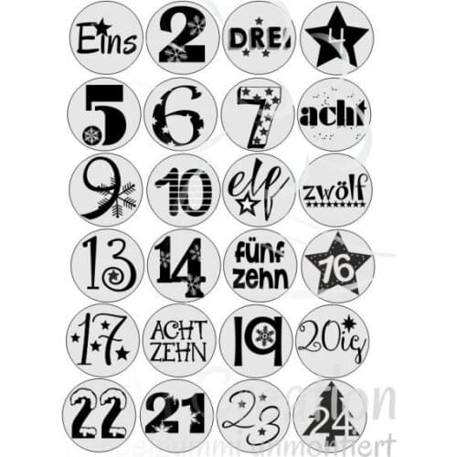 German number stamp Clear Stamp for Scrapbooking Transparent Silicone Rubber DIY Photo Album Decor1456