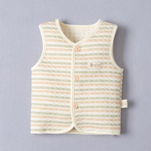 Autumn Winter Cotton Baby Boys Warm Vest Unisex Clothes Children Kids Boys Girls Turtleneck Waistcoat Toddler Infant Outwear