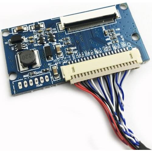 LVDS DF14-20P D8 turn 40pin FFC EJ070NA-01J/C EJ080NA-04B EJ101NA-01 turn board with cable