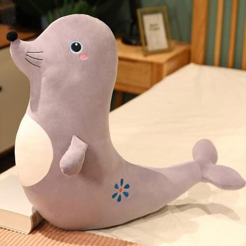 Ocean Pavilion Seals Sea Lions Pillow Children Birthday Christmas Gift Stuffed Plush Toys