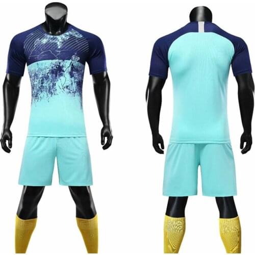 Professional blank custom Men/kids Boys Soccer Jerseys Set Uniforms clothes running Kit Breathable Football Shirt Tracksuit