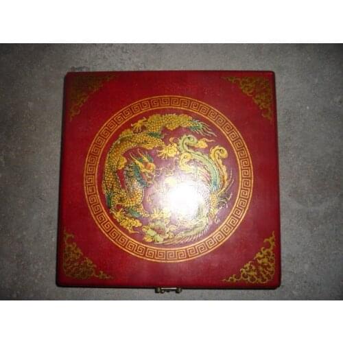 Rare old Chinese geomancy compass whith wooden box