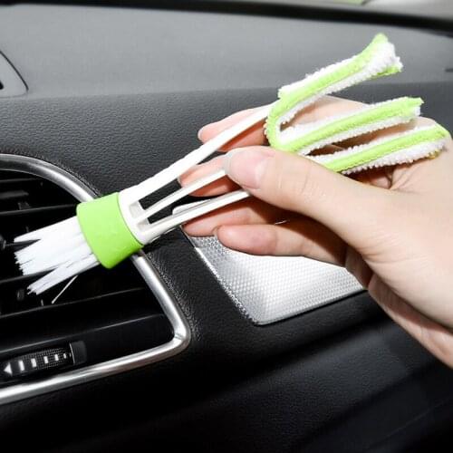 Car Air Conditioner Vent Slit Paint Cleaning Brush For Hyundai Tucson Elantra Creta IX25 IX35 Sonata Solaris Santa Accent Creta