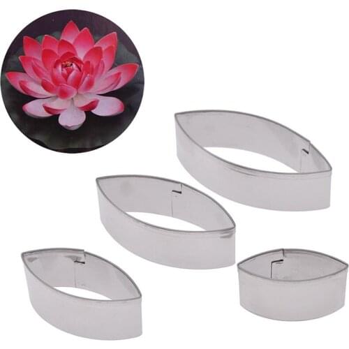Flower Shapes Silicone Mold Fondant Mold Sugarcraft Cake Decorating Baking Tools Surgar Soap Candle Mould 4pcs/set