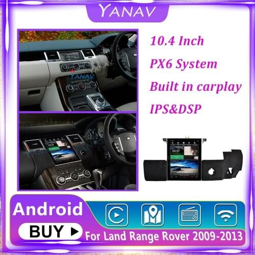 Tesla Style Android Stereo GPS Navigation for-Land Rover Range Sport L320 RHD 2009~2013 Stereo Carplay Multimedia DVD MP4 Player