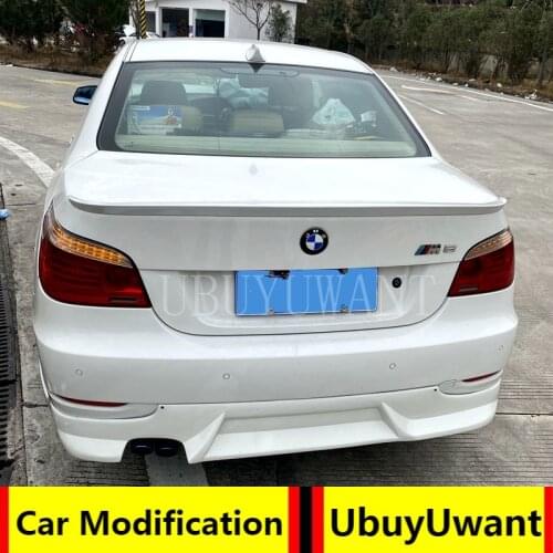 UBUYUWANT For BMW E60 2005 2006 2007 2008 2009 2010 M STYLE Spoiler High Quality ABS Material Car Rear WingRear Spoiler