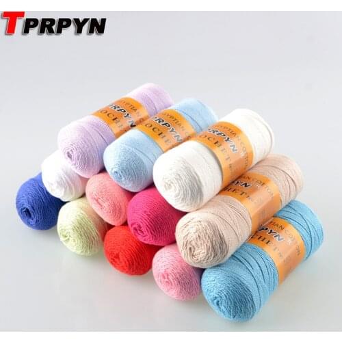 TPRPYN 1Pc=90g summer 5# lace cotton yarn for crocheting Knitting Yarn Y13504