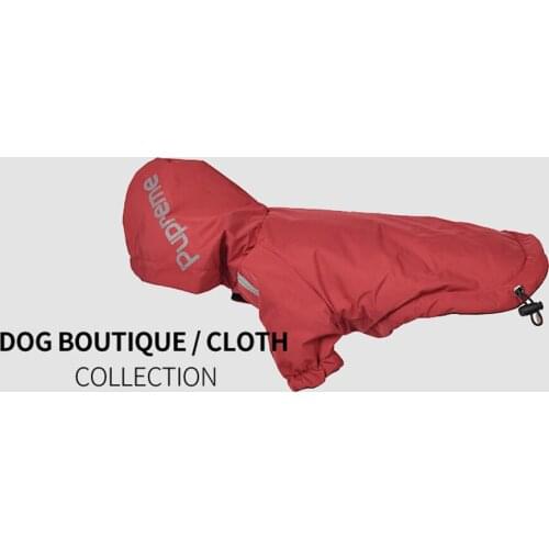 Waterproof Dog Clothes for Small Dogs Warm Pet Dog Coat Large Clothes Puppy Pug Vest Bulldog Chihuahua Jacket Hooded Raincoat
