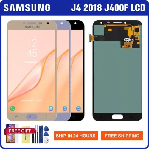 5.5'' Super Amoled Screen For Samsung Galaxy J4 J400 LCD Display Touch Screen Digitizer Assembly For Samsung J400 J400F LCD