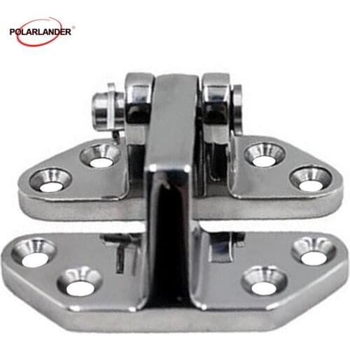 Flush Door Strap Boat Hatch Hinge Heavy Folding Boat Door Grade Cast Hatch Strap Round Turn Button 1pc 7.6x6.5x3.0cm