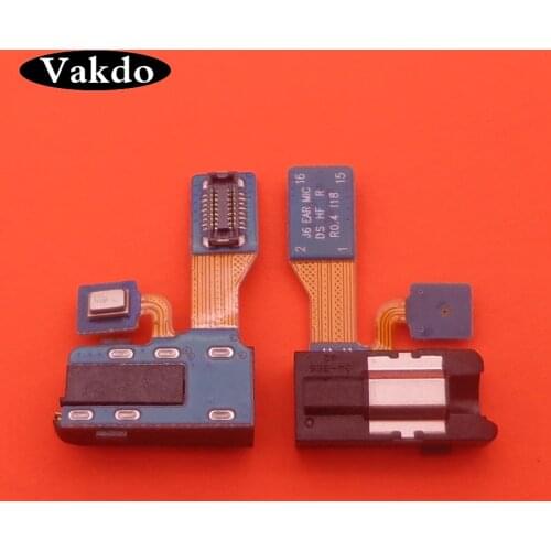 10pcs Earphone Audio Jack Headphone Socket Headset Port Flex Cable + Microphone For Samsung Galaxy J6 2018 J600F A6 2018 A600