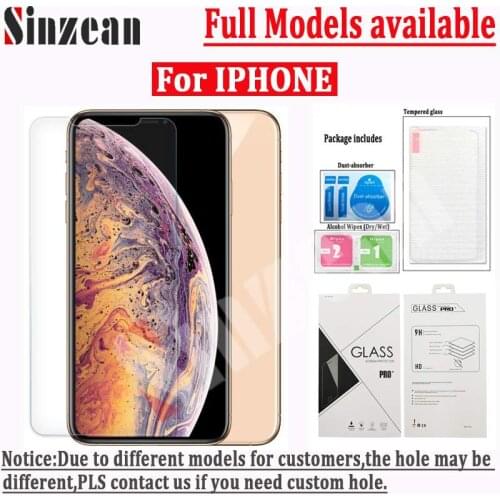 200pcs For IPHONE 12 PRO/MINI/11 Pro MAX/XS MAX/XR 2.5D clear Tempered Glass For IPHONE 78 Plus/5s/6s Screen Protector Film