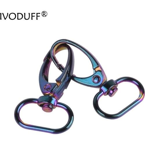 3/4 inch Snap Hook In Rainbow Color, DIY Handbag Metal Hook With Good Quality