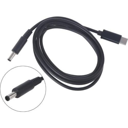 Female to 4.5x3.0mm Charger Adapter DC Jack PD USB Type C Cable Comipable with Dell- Laptop Charging Accessories