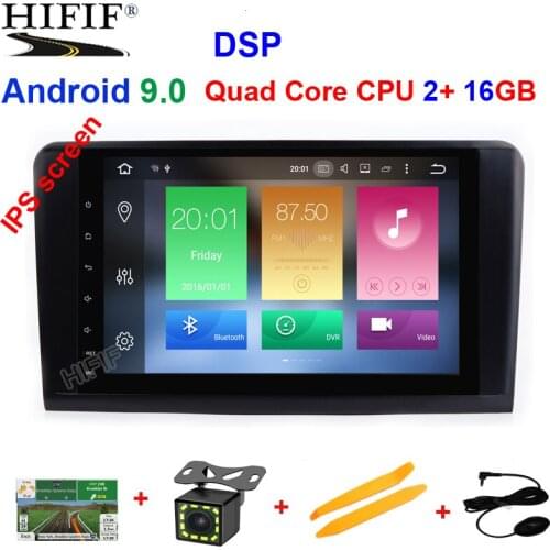 Android 9.0 For 2005-2012 Mercedes Benz ML CLASS W164 ML350 ML430 ML450 ML500 Car Radio Auto Stereo GPS Navigation