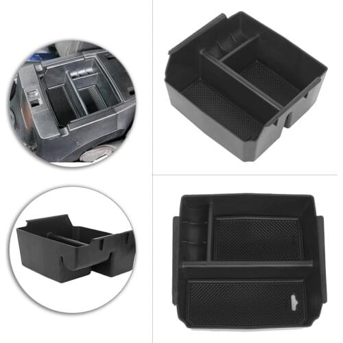 For Jeep Wrangler JK Car Central Console Armrest Storage Box Organizer Tray ABS Plastic 2011 2012 2013 2014 2015 2016 2017