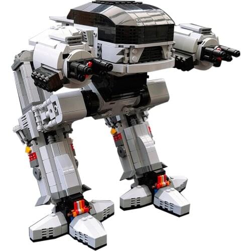 Authorized 1473Pcs UCS Scale ED-209 MOC-83742 Sci-Fi Mecha Building Blocks MOC Model Kit (Authorized Designed By Rubblemaker)