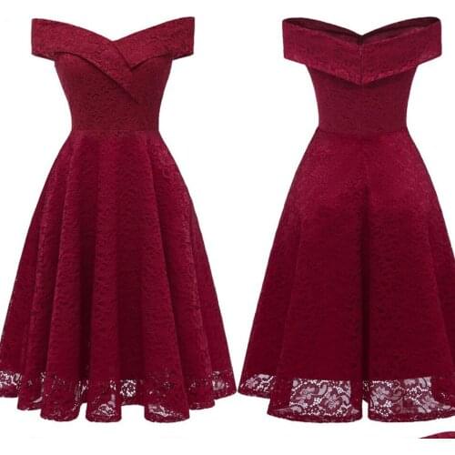 CD1610Z#Boat neck Violet Short Lace Bridesmaid Dresses wedding party dress girl gown prom wholesale Bride Wedding Toast clothing