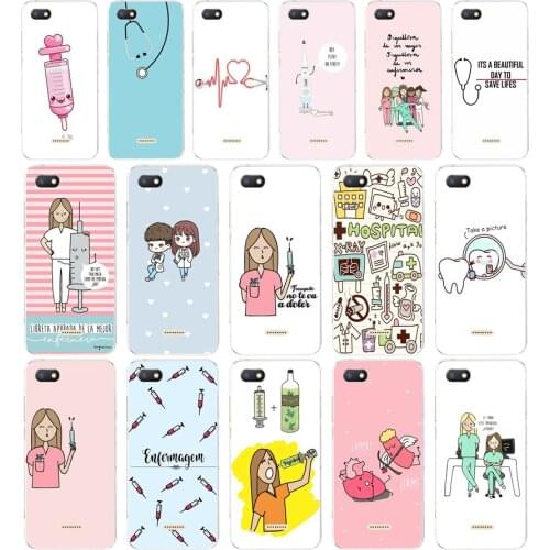 92SD Medicine Nurse Doctor Dentist Soft Silicone Tpu Cover phone Case for xiaomi redmi 6 Pro 6A note 5 6 Pro mi 8 lite