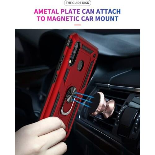 For Samsung Galaxy A70E A71 phone Case Finger Ring case Car Holder Stand Magnetic Suction