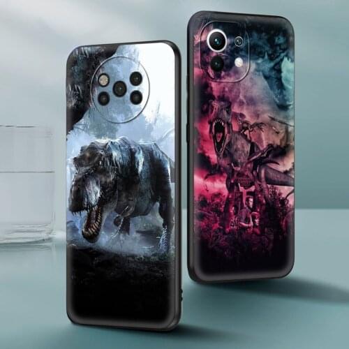 Jurassic dinosaurs Cover for Xiaomi Mi Poco X3 NFC M3 X3 Pro F3 F1 9T 10 11 Ultra Note 10 10T 5G A2 Lite Cell Phone Case