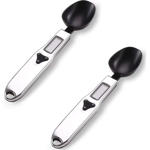 Digital Key Scale Kitchen Electronic Scale Electronic Scale 0.1G Stainless Steel Key Scale 2 Packs