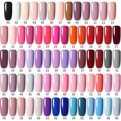LILYCUTE 7ml Gel Nail Polish For Nails Semi Permanent Soak Off Gel UV LED Varnishes Base Top Matte Coat Gel Polish