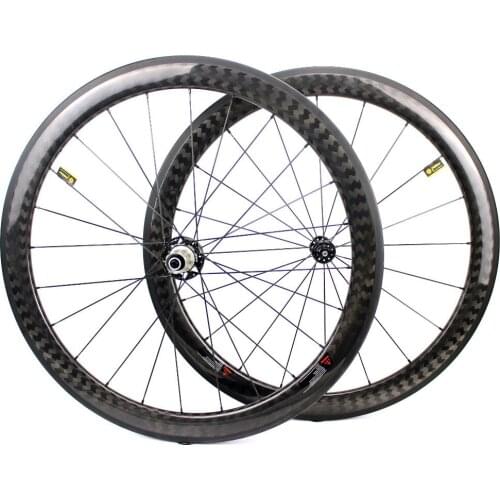 HULKWHEELS 12k Carbon Fiber Basalt Brake track 700c Bike Wheel Tubeless Ready Powerway R51 Hub Super Light Road Bicycle Wheelset