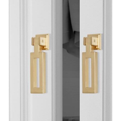 Copper Brushed Zinc Alloy Kitchen Cabinet Handles Cupboard Door Pulls Drawer Knobs European Vintage Furniture Handle