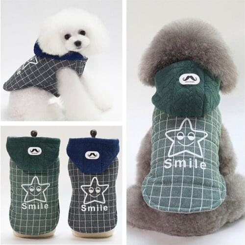 Fashion Hooded Pet Dog Coat Jackets Winter Warm Dog Clothes for Small Dogs Chihuahua Pug Clothing Puppy Cat Outfit Pets Products