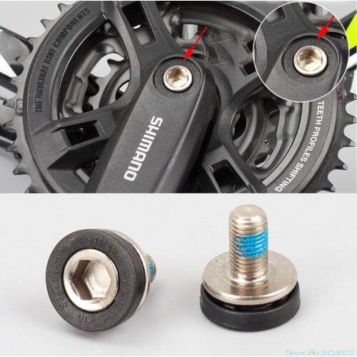 New Crank Bolts Bike Bicycle Bottom Bracket Axle Crank 8MM Allen Key Arm Bolts Crank Drop Ship